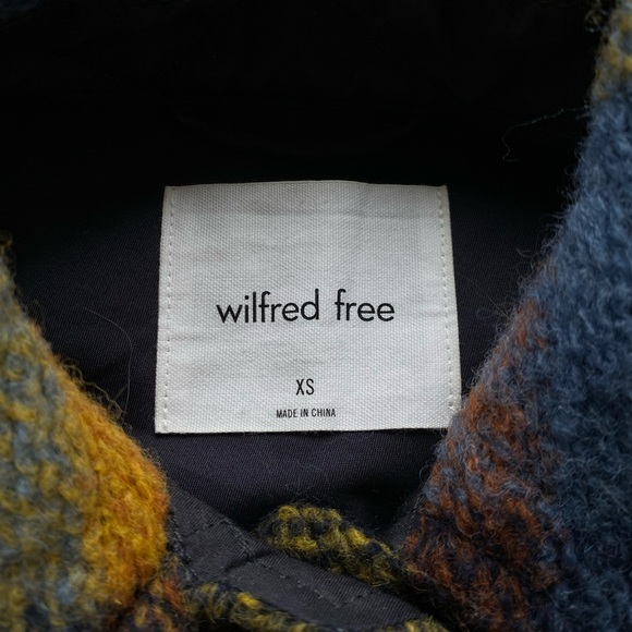 Aritzia Wilfred  Free Autumn shirt jacket - Dark blue/yellow/green - XS - Picture 4 of 5